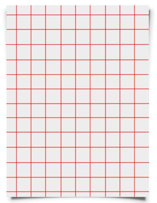 Inkjet Photo Transfer Paper 25 Sheets RED GRID - Light Color Fabric - 8 1/2 X 11 Inches by world-paper* 1-Pack