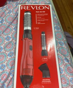 Revlon 1200W Perfect Style Hot Air Kit | Style, Curl, and Volumize, 3 Piece Set Black 40 81ZZ643LBYL