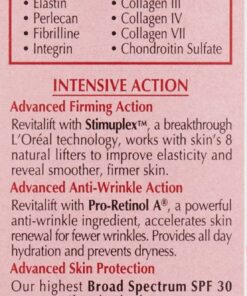 L'Oreal Paris RevitaLift Anti Wrinkle + Firming Facial Day Lotion SPF 30 12 81ZaSvWyOoL