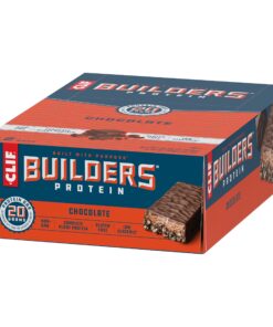 CLIF Builders - Chocolate Flavor - Protein Bars - Gluten-Free - Non-GMO - Low Glycemic - 20g Protein - 2.4 oz. (12 Count) 35 81ZbVcJDqjL