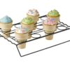 Nifty Ice Cream Cone Cupcake Baking Rack – Holds up to 12 Medium & Large Cupcake Cones, Non-Stick, Dishwasher Safe, Use for Baking, Cooling & Serving Treats 3 81Zbb WVhvL 4