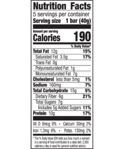 Nature Valley Chewy Granola Bar, Protein, Peanut Butter Dark Chocolate, 5 Bars - 1.4 oz (Pack of 4) 18 81ZdSoC264L