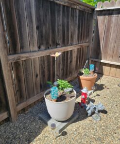 Modern Innovations Ceramic Terracotta Self Watering Spikes (4 Pack) Vacation Automatic Plant Waterer Devices, Indoor/Outdoor Planter Insert, Terra-Cotta Stakes for Potted Plants, Auto-Water System 4 Pack 53 81Ze8EIsZaL