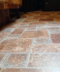 Nexus Self Adhesive 12-Inch Vinyl Floor Tiles, 20 Tiles - 12" x 12", Brick Pavers Pattern - Peel & Stick, DIY Flooring for Kitchen, Dining Room, Bedrooms & Bathrooms by Achim Home Decor 39 81ZeQ5ZQU1L