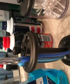 iDesign Metal Toothbrush Holder Cup for Bathroom Organization, The York Collection, 3.25" x 3.25" x 5.75", Bronze 13 81ZeSHpFp7L