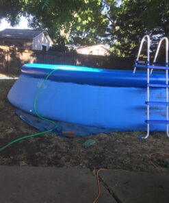 Intex 18ft X 48in Easy Set Pool Set with Filter Pump, Ladder, Ground Cloth & Pool Cover 18 ft x 48 in 49 81ZfzwiI4BL