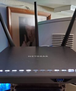 NETGEAR Nighthawk Smart Wi-Fi Router (R6900P) - AC1900 Wireless Speed (Up to 1900 Mbps), Up to 1800 Sq Ft Coverage & 30 Devices, 4 x 1G Ethernet and 1 x 3.0 USB Ports, Armor Security AC1900 WiFi with MU-MIMO 24 81ZjBpgB16L 3