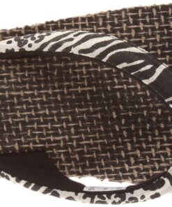 Sanuk Women's Yoga Wildlife Jute Flip Flop 5 Black Lepatyga 11 81ZjSb40fLL