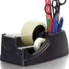 Officemate Heavy Duty Weighted 2-in-1 Tape Dispenser, Recycled,Black (96660) 12 81Zkotu7WbL