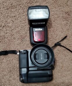 Godox V860II-S High-Speed Sync GN60 1/8000 2.4G TTL Li-ion Battery Camera Flash Speedlite Light Compatible for Sony Camera & USB LED 50 81Zm976z3aL