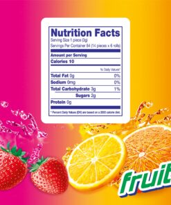 Mentos Candy, Mint Chewy Candy Roll, Fruit, Non Melting, 1.32 Oz , 6 count(Pack of 1) Orange 6 count(Pack of 1) 22 81Znw1FhvnL