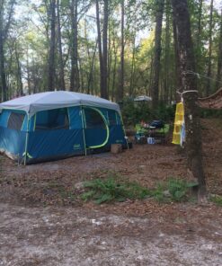 Coleman 8-Person Camping Tent with Built-in Closet | Tenaya Lake Cabin Tent with Fast Pitch Setup 92 81ZoDU 3wUL