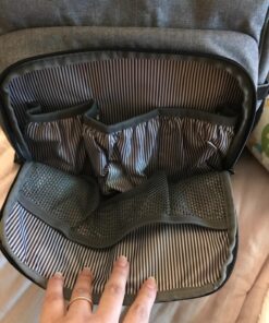 Backpack Diaper Bag Wide Open Design with Stroller Straps Changing Pad & Insulated Pockets for Both Mom & Dad 37 81Zp FNXxL 1