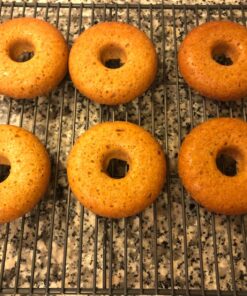 USA Pan Bakeware Aluminized Steel Donut Pan, 6-Well 17 81ZpPPV1LbL