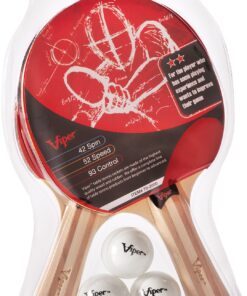 Alternative view of Viper Table Tennis Accessory Set (Rackets/Paddles and Balls) 2 Rackets and 3 Balls