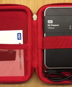 Drive Logic DL-64-RED Portable EVA Hard Drive Carrying Case Pouch, Red 47 81Zsuun9iJL