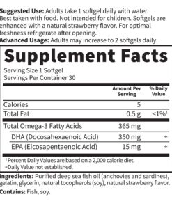 Garden of Life Oceans Mom Prenatal Fish Oil DHA, Omega 3 Fish Oil Supplement - Strawberry, 350mg Prenatal DHA Pregnancy Fish Oil Support for Mamas, Babys Brain & Eye Development, 30 Small Softgels 23 81ZvJLsZ9ZL