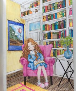 Forest Girl's Coloring Book by Aeppol 39 81ZvndXD3fL