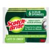 Scotch-Brite Heavy Duty Scrub Sponges, For Washing Dishes and Cleaning Kitchen, 6 Scrub Sponges 8 81Zvp2Tb8ML