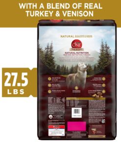 Purina ONE True Instinct with A Blend Of Real Turkey and Venison Dry Dog Food - 27.5 lb. Bag Turkey & Venison 27.50 Pound (Pack of 1) 27 81ZxUsVsIxL