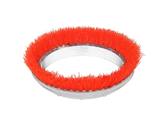 Oreck Commercial Orange Tile & Resilient Floor Scrub Brush for Orbiter Floor Machine ORB550MC, Clean Heavy-Duty Floors, 12 Inch Diameter 0.028 Inch Crimped Polypropelene Bristles, 237047, Orange Orbiter Brush