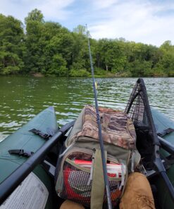 Sea Eagle 285 Frameless Inflatable 9’ Pontoon Fishing Boat - 1 Person- Lightweight, Portable-Perfect for Hunting & Fishing-Sets up in 5 Minutes 285fpb Frameless Fishing Boat Pro Package 42 81a2y06cWJL