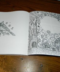 Secret Village - A Coloring Book Adventure: Beyond the Garden Gate, Beneath the Forest Floor, Among the Hollow Trees - A Mystery Endures! (Purse Sized ... & Inspirational for Ages 9 to Adult) 60 81a4n8FVtnL 1