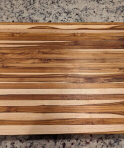 TeakHaus Edge Grain Carving Board w/Hand Grip (Rectangle) | 24" x 18" x 1.5" 24 x 18 x 1.5 Without Juice Groove 32 81a5YFNbkbL
