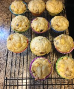 Mirenlife Silicone Cupcake Liners Reusable Silicone Baking Cups Nonstick Muffin Molds Easy Clean Silicone Muffin Liners, 24 Pieces in 8 Rainbow Colors 39 81a6DyTJ3rL