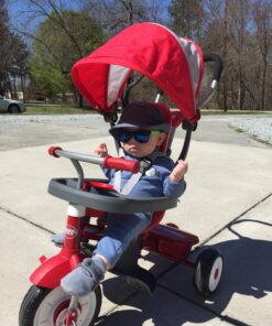 4-in-1 Stroll 'N Trike, Red Toddler Tricycle for Ages 1 Year -5 Years, 19.88" x 35.04" x 40.75" Classic 48 81a6qmgr9ZL