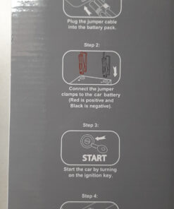 AVAPOW Car Jump Starter, 4000A Peak Battery (for All Gas or Up to 10L Diesel), Portable Booster Power Pack, 12V Auto Jump Box with LED Light, USB Quick Charge 3.0 66 81a6vRLEfCL