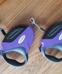 Hertzko Heavy Duty Retractable Dog Leash - Purple and Black, 16 Foot, Supports up to 110lbs - Ideal Retractable Dog Leashes for Small, Medium & Large Dogs, Heavy Duty Purple Dog Leash with Thick Rope for up to 110 LBS 35 81a7RtvB08L