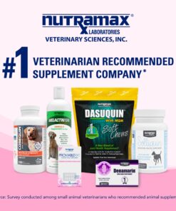 Nutramax Proviable Digestive Health Supplement Multi-Strain Probiotics and Prebiotics for Cats and Dogs - with 7 Strains of Bacteria, 80 Capsules 80 Count 28 81a82Hsx L