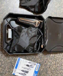 Wahl USA Elite Pro High-Performance Corded Home Haircut & Grooming Kit for Men – Electric Hair Clipper – Model 79602M Black 49 81aA249KnL