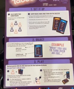 Hasbro Gaming Taboo Party Board Game With Buzzer for Kids Ages 13 and Up (Amazon Exclusive) 24 81aBhsQmnTL