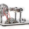 Sunnytech Hot Air Stirling Engine Motor Model Educational Toy Electricity Generator Colorful LED (SC001) SC001