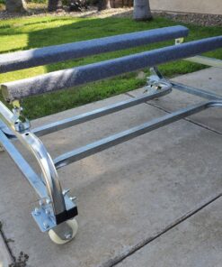 ECOTRIC Watercraft PWC Dolly Boat Jet Ski Stand Storage Trailer Watercraft Cart Watercraft Dolly PWC Dock Slipway Cart Adjustable Bunks W/ 4 Casters and 2 Brakes 1000lb Capacity 58 81aD1djWE8L