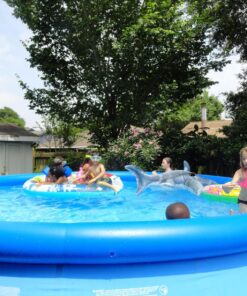 Intex 18ft X 48in Easy Set Pool Set with Filter Pump, Ladder, Ground Cloth & Pool Cover 18 ft x 48 in 36 81aDqNslsdL