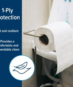 Camco Camper/RV Toilet Paper | Sewer-Safe, Septic-Safe & Biodegradable | Designed for Camper, Trailer & Marine Sanitation Systems | 1-Ply Tissue | 4 Toilet Paper Rolls – 280 Sheets per Roll (40275) 70 sheet (Pack of 4) Single 9 81aFBtxeYeL