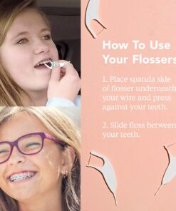 Platypus Orthodontic Flossers for Braces – Unique Structure Fits Under Arch Wire, Floss Entire Mouth in Less Than Two Minutes, Increases Flossing Compliance Over 84% - 30 Count Bag (Pack of 2) Unflavored 30 Count (Pack of 2) 13 81aFCI0muVL