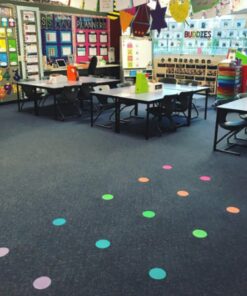 SitSpots® 30 Multi Color Circle Packs - Classroom Circle Floor Dots | The Original Sit Spots for Your Classroom Seating, Organizing and Managing Your Students (4" Circles (30), Original Multi-Color) 4" Circles (30) 21 81aG8OqaXlL