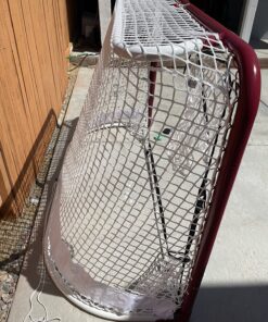 EZGoal 67109 Monster Steel Tube Heavy-Duty Official Regulation Folding Metal Hockey Goal Net, 6 x 4 - Feet, Red 19 81aGBsjbZ1L