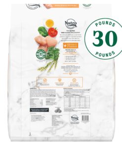 NUTRO NATURAL CHOICE Large Breed Adult Dry Dog Food, Chicken & Brown Rice Recipe Dog Kibble, 30 lb. Bag 30 Pound (Pack of 1) 24 81aGjEoMloL 1