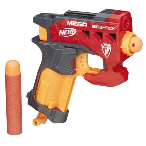 Nerf N-Strike Mega BigShock Blaster,Multi Frustration-Free Packaging