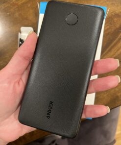 Anker Portable Charger, Power Bank, 10,000 mAh Battery Pack with PowerIQ Charging Technology and USB-C (Input Only) for iPhone 15/15 Plus/15 Pro/15 Pro Max, iPhone 14/13 Series, Samsung Galaxy Black 63 81aHvj9YRRL