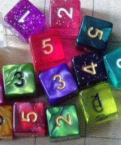 Wiz Dice Series II - DND Dice Set (105 Dice, 15 Sets of 7 Unique Colors) - Perfect DND Gifts - Role Playing Dice DND Accessories for TTRPG MTG Dice Games -D&D Dice Game Sets in Unique Finishes 32 81aIAFOSWL 1