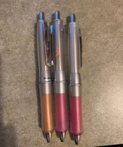 PILOT Dr. Grip Center of Gravity - Breast Cancer Awareness Refillable & Retractable Ballpoint Pen, Medium Point, Pink Barrel, Black Ink, Single Pen (36192) Silver/Pink 17 81aJ98P3hUL