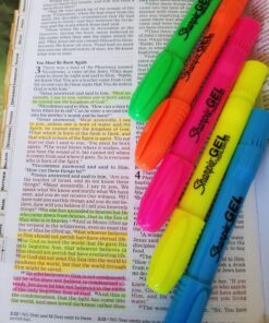 SHARPIE Gel Highlighters, Bullet Tip, Assorted Colors, 5 Count 5-Count Standard Packaging 42 81aJbk5DtFL