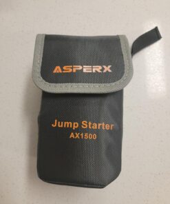 ASPERX Jump Starter, 1500A Peak Battery Jump Starter for Up to 7.0L Gas or 5.5L Diesel Engine, 12V Portable Battery Starter with 1.4 INCH LCD Display Black-C 95 81aJe5gr7eL