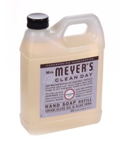 Mrs. Meyer's Clean Day Liquid Hand Soap Refill, Cruelty Free and Biodegradable Formula, Lavender Scent, 33 Fl Oz (Pack of 1) Single Refill 33 Fl Oz (Pack of 1) 16 81aLePSS BL 1